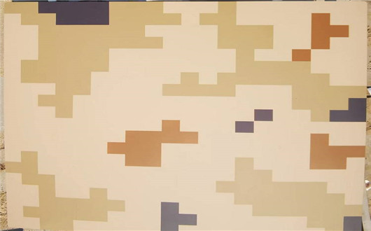 山东荒漠迷彩漆喷涂