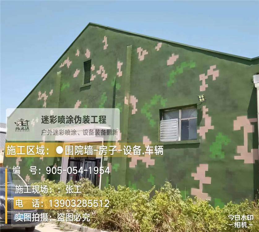山东外墙数码迷彩漆施工报价清单（100㎡标准墙面测算）